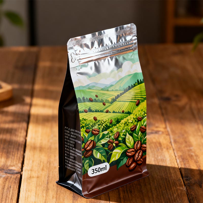 Plastic Sta-Up marsupium Coffee