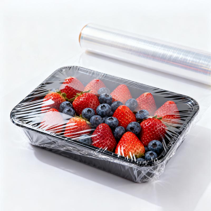 Vegetabilis ac Fructus Tray Packaging PE Shrink Wrap Film